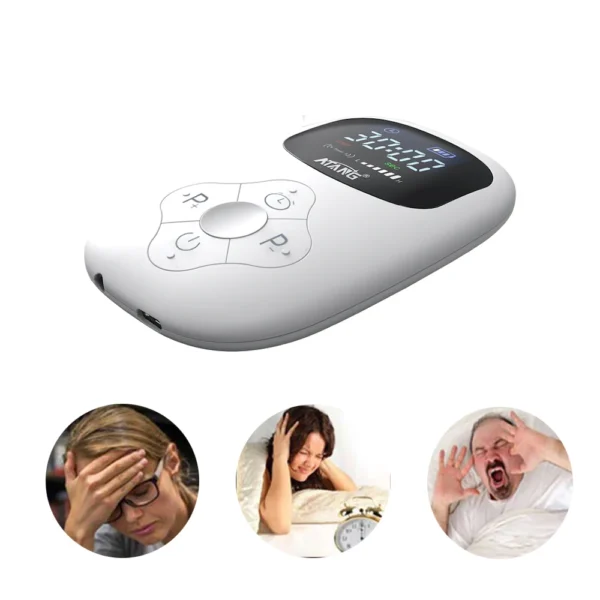 Portable Physiotherapy Insomnia Device Anxiety ATANG CES Cranial Electrical Stimulation Fall Asleep Sleep Aid Device Home Office