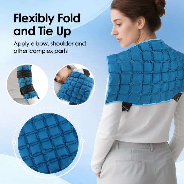 Self-absorbing Water Knee Brace Pad Ice Packs for Knee Leg Neck Shoulder Hip Health Care Hot and Ice Compress Brace 58*35cm