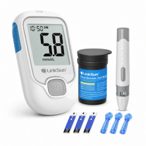 G-425-1 LinkSun Blood Glucose Meter Kit 50/100pcs Test Strips Lancets for Diabetes Monitor Digital Glucometer Blood Sugar Meter