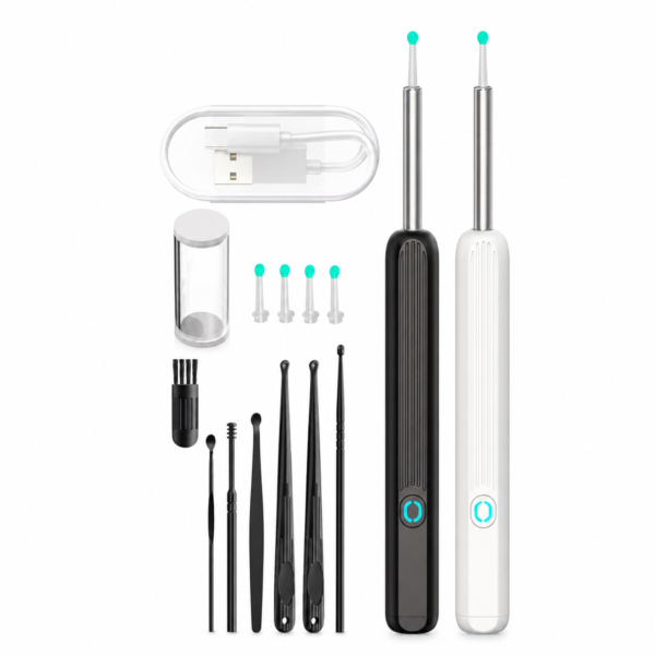 Smart Visual Ear Cleaner HD Ear Sticks Otoscope USB C Charging Endoscope Wax Removal Tool Earpick MIni Camera Health Care Set